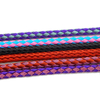 DIY 316L Stainless Steel Jewelry Findings Black Gold Silver 5mm Steel Wire Braided Leather Cords for Bracelets Making