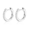 Stainless Steel Gold Plated Earrings Women Men Zircon Designer Earrings Jewelry