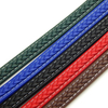 Factory OEM Braided 8mm*4mm 10mm*5mm 12mm*6mm Flat Leather Cord Real Leather Rope