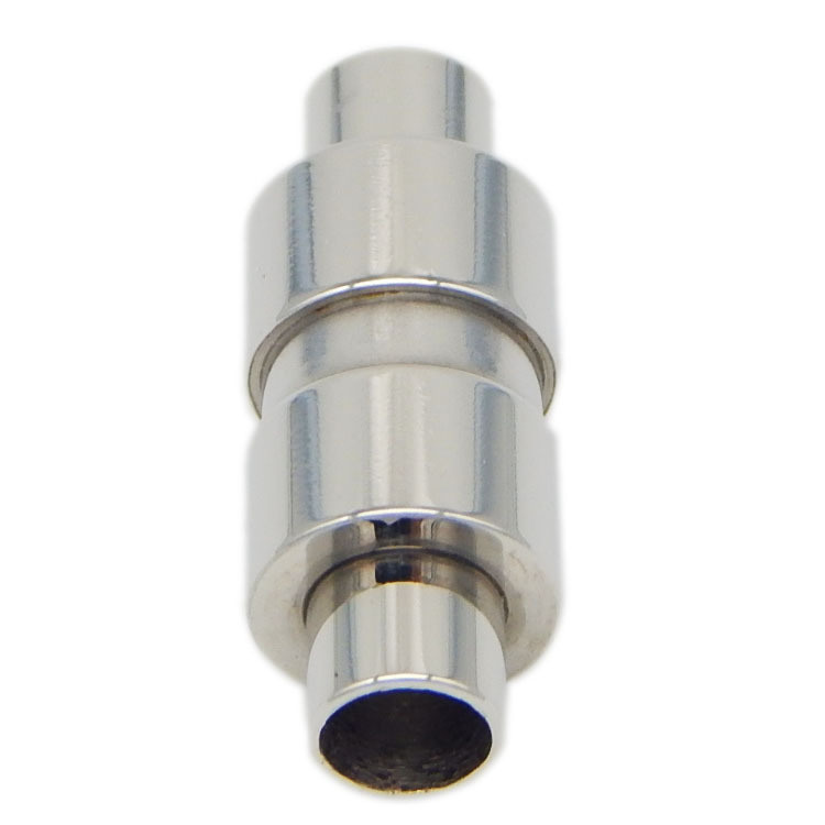 2/3/4/5/6mm Stainless Steel Claps for Making Leather Cord Bracelet and Necklace Connector