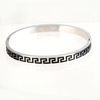 Jewelry Lovers Gift Engraved Great Wall Bracelet Stainless Steel Enamel Titanium Bangle