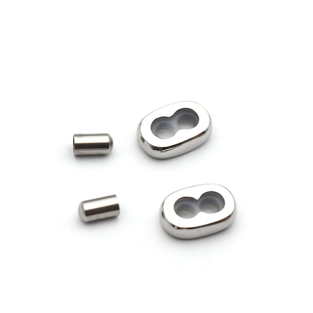 316L Stainless Steel 8-Shape Clasps Ends Bead Caps for DIY Jewelry Making
