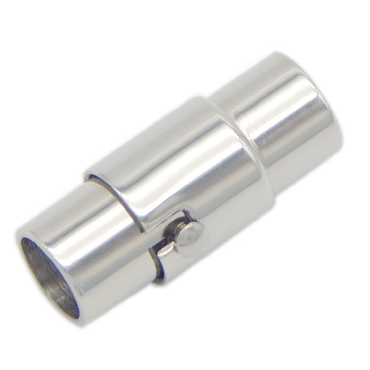 Silver and Gold Tone Swivel Clasp End Cap with Safety Lock for 2/3/4/5/6/7/8/10mm Leather Cord