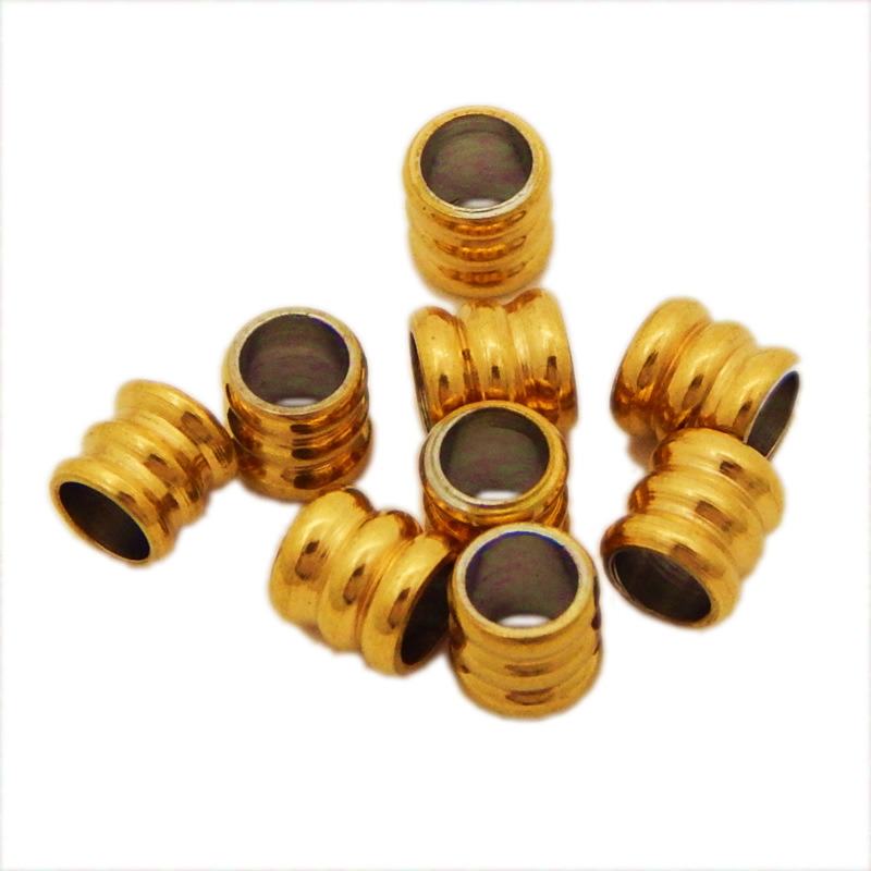 Stainless Steel Tube Spacers Beads for Necklace Bracelet Earring Making DIY