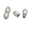 316L Stainless Steel Screw Round Bead Twist Clasp for Pearl Jade Necklace and Bracelet