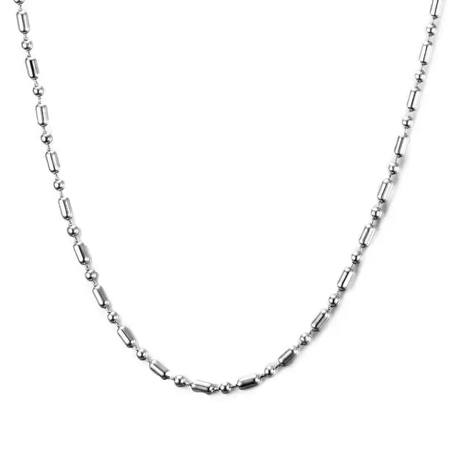 High Quality Stainless Steel Bead Chain for Necklace Silver/Gold 2.2mm and 3mm Wide Chain