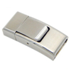 8X3mm European Personalized High Polish Stainless Steel Snap Clasps Findings for Flat Leather Cord