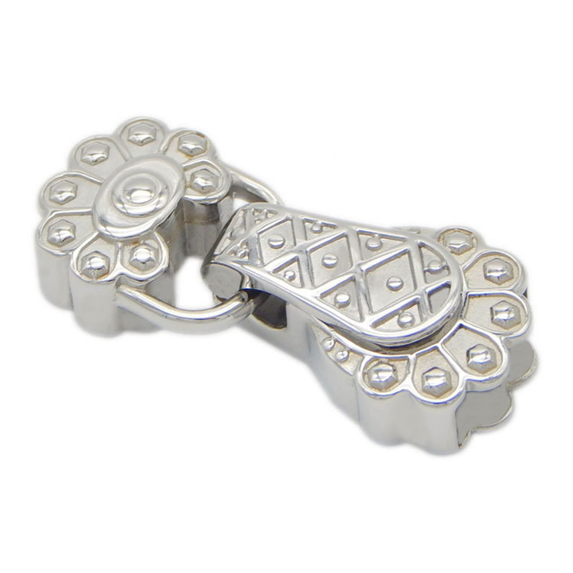 Professional Factory Wholesale Connect Stainless Steel Interlock Irregular Shape Flat Clasps 10mm for Fancy Leather Bracelet