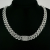 14mm Cuban Link Chain Necklaces Jewelry Bracelet Hip Hop Necklace