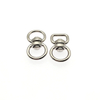 Nickel Plated Zinc Alloy 8 Shaped Double Ended Eye Swivel Hook