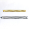 Alloy Hip-Hop 21mm Rhinestone Gold Silver Bracelet Watch Chain Bracelet for Men and Women