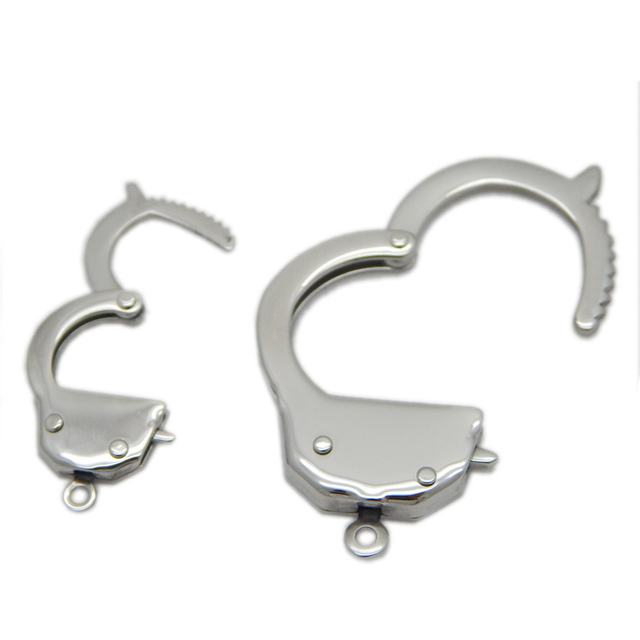 Custom Stainless Steel Bracelet Necklace Buckle Personality Handcuffs Buckle