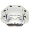 Premium 14.5mm Super Stainless Steel Clasp Fasteners Fitting Flat Wide Woven Leather