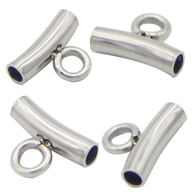 7*5mm Stainless Steel Clasps Connectors for DIY Bracelet Necklace Jewelry Findings Making