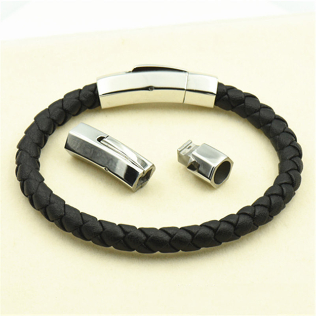 High Quality Stainless Steel Leather Rope Clasp Hexagonal Snap Fastener for DIY Jewelry