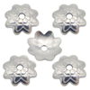 DIY Jewelry Accessories Supply Stainless Steel Pearl Receptacle Pearl Cap Holder Beaded Holder Hollow Cap Holder