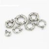 Bulk Spring Ring Clasp for Bracelets Jewelry Making, Stainless Steel Jewelry Findings Lobster Clasp 9-18mm