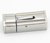 Factory Direct Negotiable Price 8X4mm Thick Flat Hole 304 Stainless Steel Clasps Flat Leather