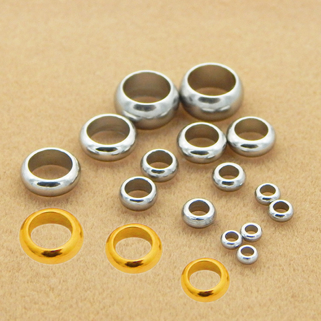 316L Stainless Steel Positioning Stopper Spacer Beads for DIY Jewelry Making
