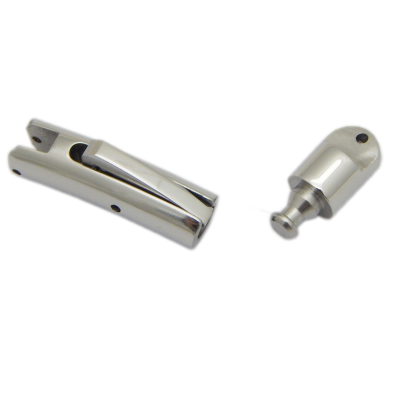 Three Styles Stainless Steel Snap Fastener Clasps for Leather Rope