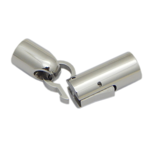 40mm*6.0mm Stainless Steel Snap Clasp Jewelry Clasps for Leather Rope