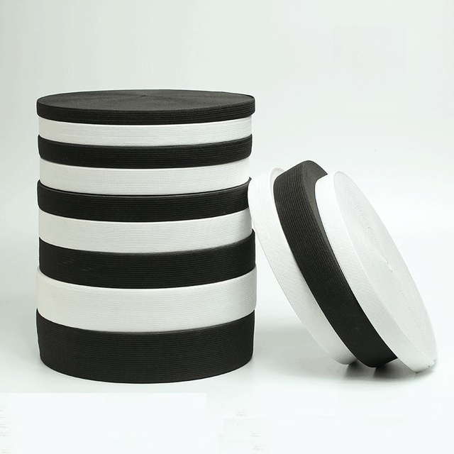 0.3cm-15cm Colors Polyester Elastic Waistband Wholesale Custom Knitted Elastic Bands for Garment Sale by Roll