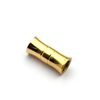 6mm Wholesale Trumpet Shaped Stainless Steel Clasp Leather Cord Clasp Jewelry Accessories