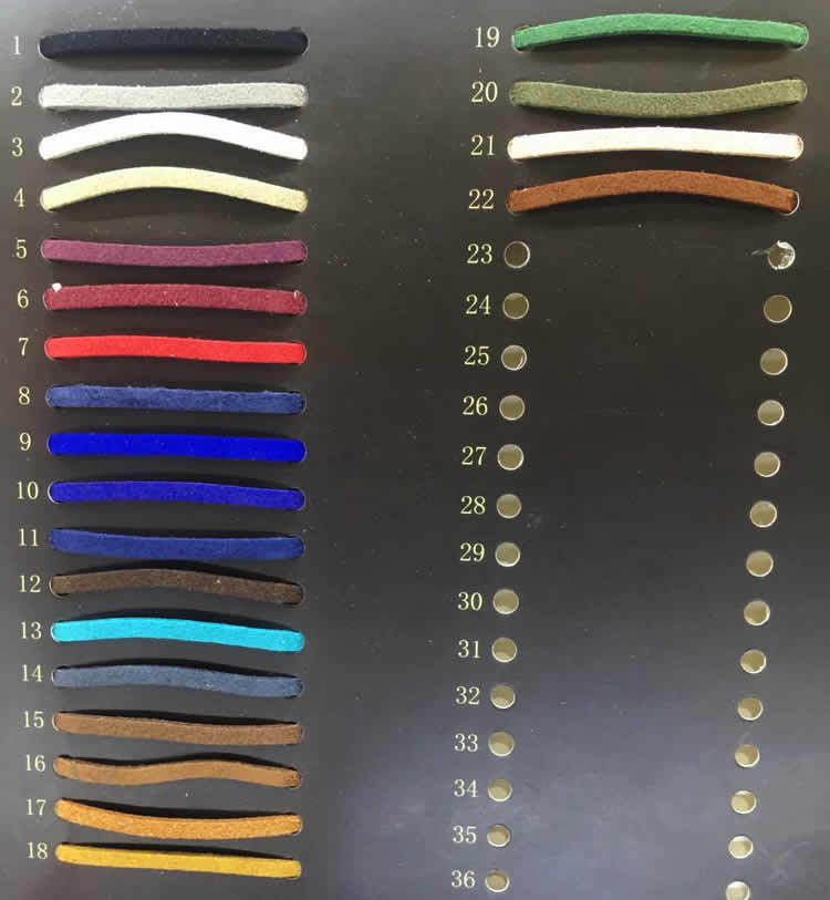 Best Quality Factory Price Multiple Colors Faux Suede Lace Cord PU Leather Cord for DIY Leather Cord Bracelet Jewelry Making