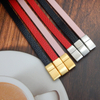 8X3mm Flat Geuine Leather Bracelet for Womens Men