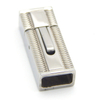 Factory Direct Negotiable Price 8X4mm Thick Flat Hole 304 Stainless Steel Clasps Flat Leather