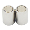 Silver Colors Stainless Steel Magnetic Clasps for Leather Bracelet