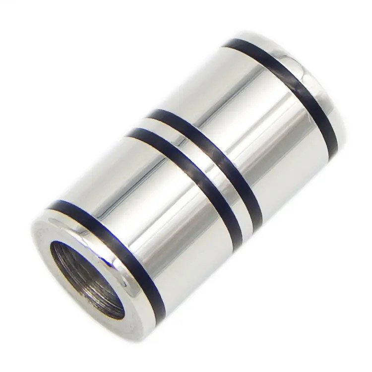 2mm to 8mm Hole 7 Sizes Classic Stainless Steel Jewelry Clasps for Leather Cord Bracelets Necklaces Making