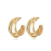 Round Shape Earring Copper Earring C Women Elegant Jewelry New Design Earring Wedding