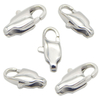 Gold Silver 9mm 11mm 13mm Vacuum Real Gold Color 304 Stainless Steel Lobster Locks Clasps Jewelry Component for Necklace DIY