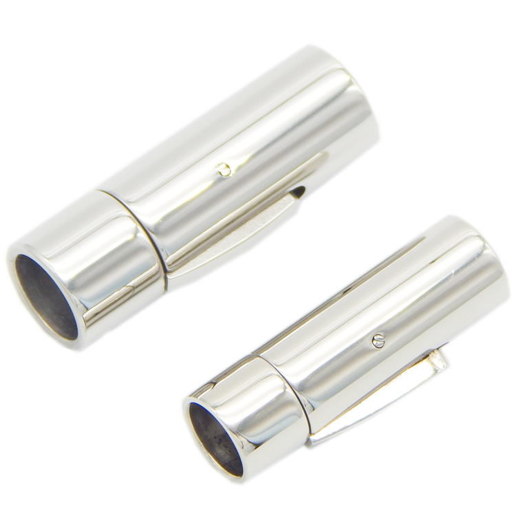 Jewelry Findings 6mm 7mm 8mm Straight 304 Stainless Steel Press Button Clasps