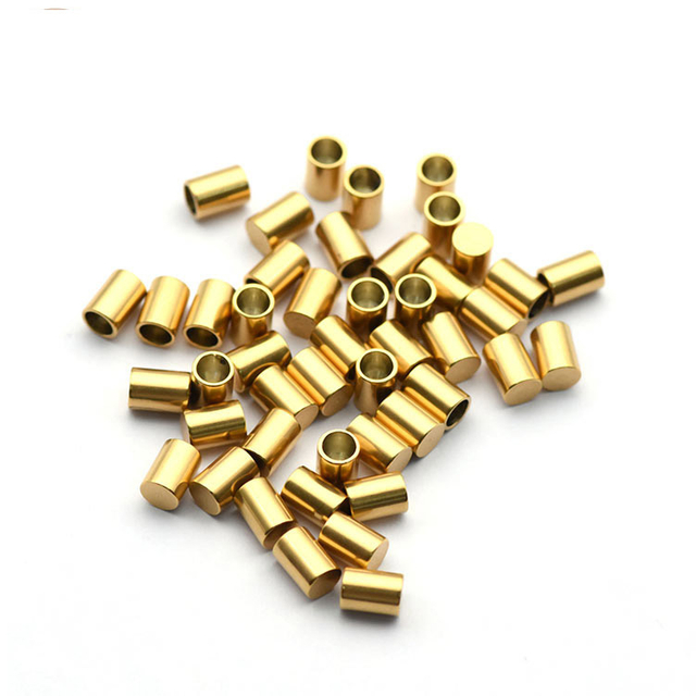 Custom Gold Silver Stainless Steel Jewelry Cord Chain Connectors Tube End Caps Finding for Bracelet Leather Rope Jewelry Making