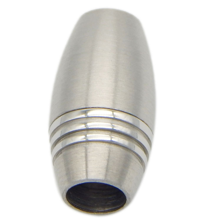2/3/4/5/6mm Stainless Steel Claps for Making Leather Cord Bracelet and Necklace Connector