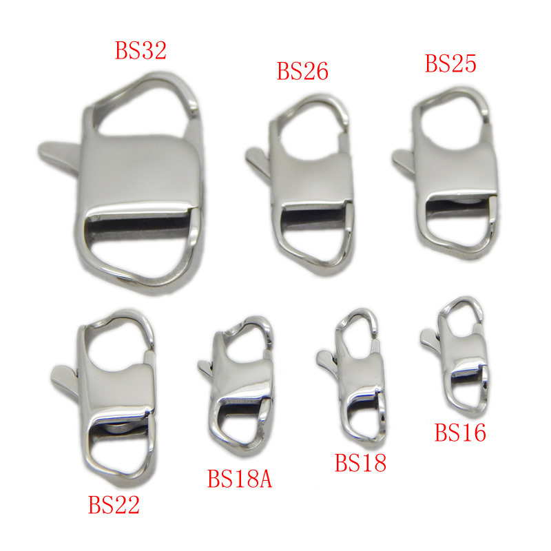 316L Stainless Steel Necklace Lobster Clasp for Jewelry DIY Making