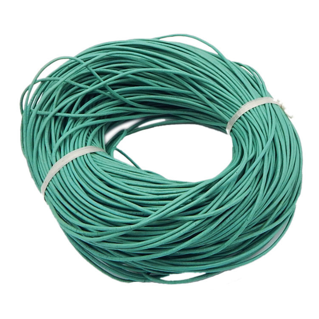 Wholesale Factory Price Accepted Custom Pantone Color Original Cow Leather Stringing Materials Cord for Knot Bracelets Component