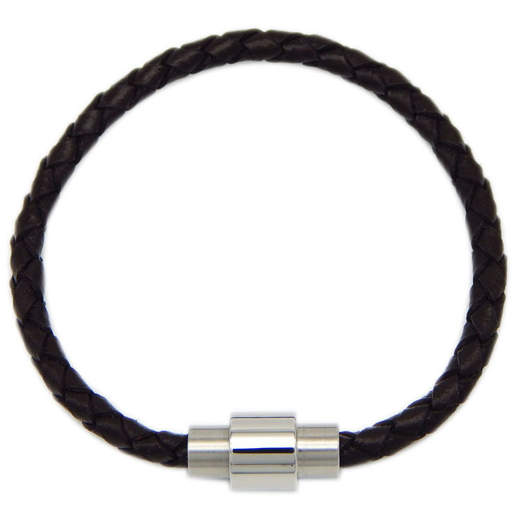 Top Quality 4mm Stainless Steel Bracelet Clasp Men Leather Bracelet Clasps