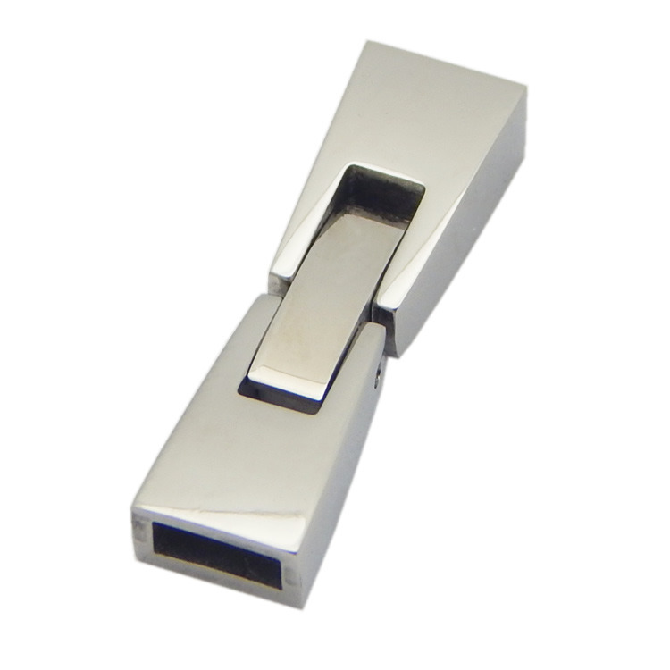 316L Stainless Steel High Quality Leather Bracelet Clasp