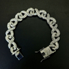 Hip Hop Cuban Chain Diamond Bracelet 8 Shape Men′s and Women′s Necklace Manufacturer