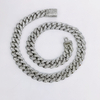 Hip Hop 18K Gold Hipste Diamond-Encrusted Cuban Link Chain Bracelet
