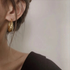 Luxury High Quality Vintage Copper Gold Color Plated Water Droop Earrings for Women Jewelry Gift Non-Fadding