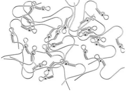 Stainless Steel Earring Hooks Jewelry Findings Ear Wire for Jewelry Making DIY Hook Ear Coil U Pick DIY