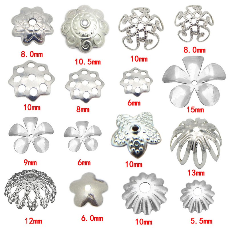 DIY Jewelry Accessories Supply Stainless Steel Pearl Receptacle Pearl Cap Holder Beaded Holder Hollow Cap Holder