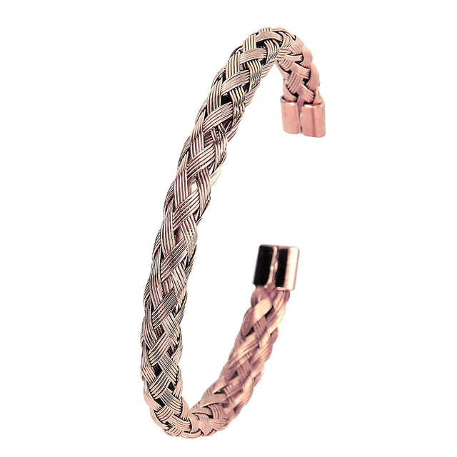 Braided Bracelet C-Opening High-Grade Titanium Steel Mesh Twisted Wire Bracelet