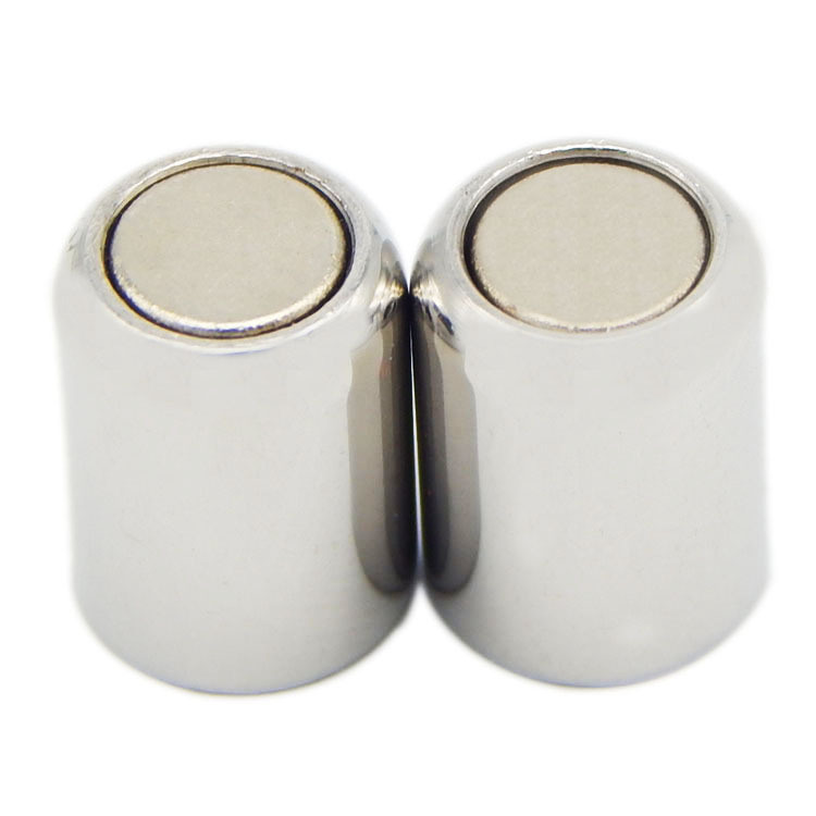 Silver Colors Stainless Steel Magnetic Clasps for Leather Bracelet