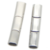 Unique Design 7X4.5mm Inner Size Stainless Steel Slide-in End Hook Magnetic Clasp for Flat Leather Jewelry Connectors