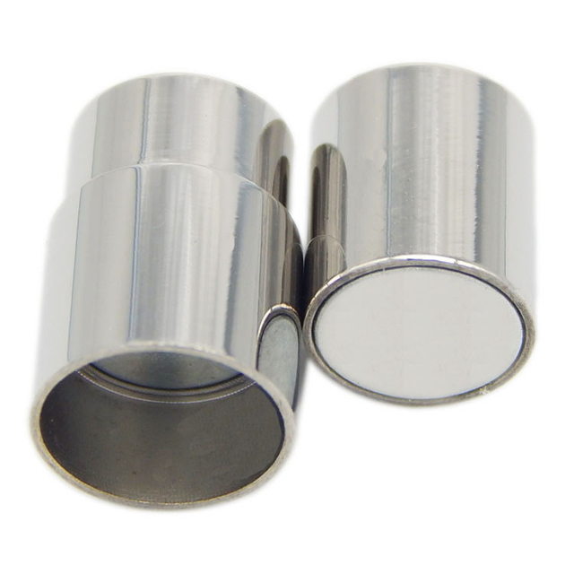 Top Quality Stainless Steel Magnetic Clasp Men Leather Bracelet Clasps